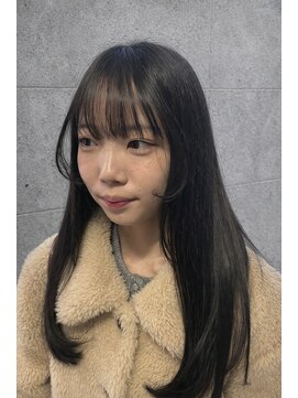 ピース バイ シータ(PEACE by CITA) 顔まわりレイヤー×ブリーチなし透明感グレージュ20代30代