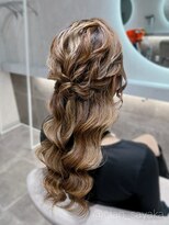 ヘアセット クラン ルシェ 心斎橋玉屋町店(hair set Clan luce) ハーフアップ