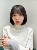 丸みショートボブ/顔周りカット/20代30代40代50代/前髪/立川