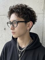 ヘッドストック(HEAD STOCK) アクティブショートルーズショート縦落ちパーマニュアンスパーマ