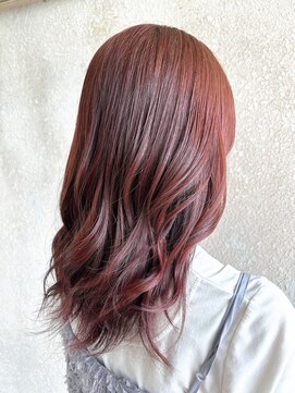ヘアーララプラス(HAIR lala＋) #ブリーチなし＃ピンク＃暖色カラー