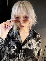 イリス 心斎橋(.elice)&nbsp;ショートカットミニウルフカットショートウルフチェリーブラウン