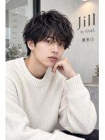 ジル バイ ジゼル 博多店(JILL by GiseL) men'sカット/センターパート/マッシュ/ニュアンスパーマ