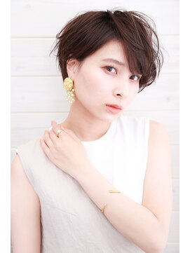 オーシャン(Ocean) [OCEAN Hair&Life]厚めバング☆マニッシュショート☆毛先パーマ