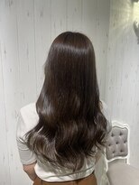 ラ ブランシュ 大宮(La Blanche)&nbsp;マロンベージュかきあげAラインボブ韓国小顔ショートグレージュ