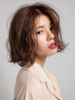 コムマティス 恵比寿ガーデンプレイス(Comme Matisse)&nbsp;ボブ/カーキグレージュ/大人かわいい[恵比寿/恵比寿駅]