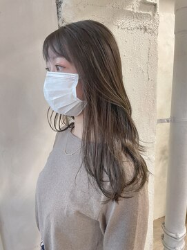 アリー 原宿 表参道(ALLY) 【ALLY 濱田】ブリーチ無しグレージュ20代/30代/40代