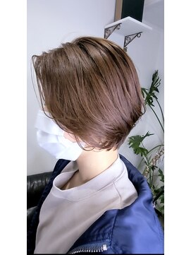 ヘアーアンドアイラッシュ ヨーク(Hair&eyelash york's) サファリベージュショート