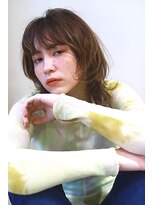 クシュ 所沢西口プロぺ通り(kusyu... )&nbsp;ハイトーンカラーボブウルフココアベージュ黒髪グレージュカラー