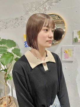 クリアーオブヘアー 栄南店(CLEAR of hair) ベージュ×ボブ