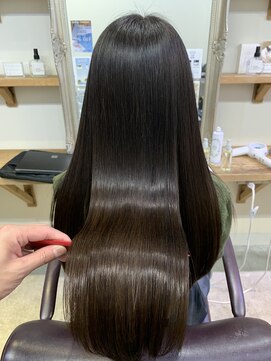 アンジェ(ange) カシミヤストレート