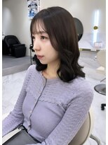 シェノン サントル(CHAINON CENTRE)&nbsp;マチルダボブ×ピンクベージュ×丸型×逆三角形 大阪 梅田