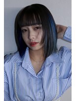 ザ ドッツ(THE DOTS)&nbsp;顔周りレイヤー×切りっぱなしボブ