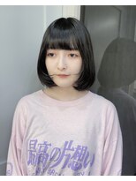 ロンドアヴァントゥス 池袋(Lond aventus)&nbsp;韓国レイヤー/韓国風/ボブ/髪質改善/黒髪/ブリーチなし〔池袋〕