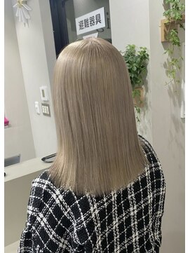 ユウル 横浜(juhl.) ブリーチ/ニュアンスカラー/パールベージュ/ダブルカラー/横浜駅