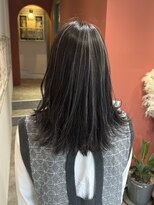 アンユヘアー 与野駅前店(unu.hair) 30代40代50代与野/白髪ぼかしカラー/コントラストハイライト