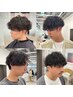【メンズ限定】メンズカット+波巻きスパイラルパーマ￥10900[波巻きパーマ］