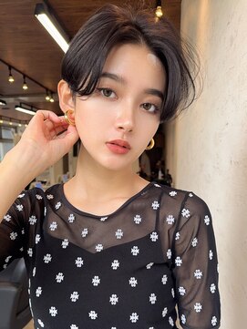 カルナ バイ エルモ(calna by ELMO) calna京橋　ショートボブ/丸みショート/前髪カタログ