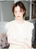抜け感が可愛いニュアンスボブパーマ・・・HINATA
