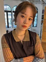 カシェ ナカザキ(CACHE NAKAZAKI)&nbsp;ミニボブ/オリーブベージュ/ショートボブ