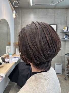 ファロー(furrow) ノースタイリングプチウルフショートボブ