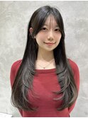新潟／万代　髪質改善顔まわりレイヤー