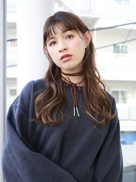 エムスラッシュ アヴェダ 自由が丘(M.SLASH AVEDA) オン眉/細めハイライト/ゆるカール/レイヤーカット/自由が丘