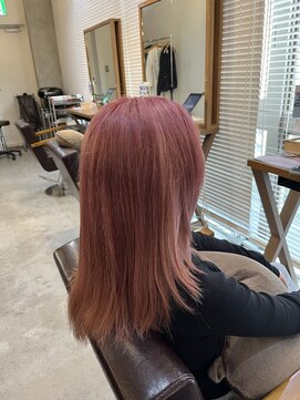 ランソ 成田店(RUNSO) チェリーブラウン×ボルドーピンク×ハイトーンカラー