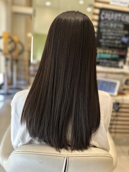 キズナ(KIZUNA)の写真/髪質改善ストレートで髪の芯から潤うツヤを実現☆ダメージレスに艶めき今までにない手触りと指通りを体験◎