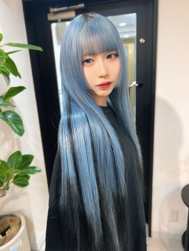 ラピス 名古屋駅前店(Lapis) デザインカラー×ライトブルー