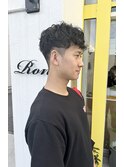 【メンズカットパーマ】