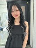 フェイスフレーミングエクステ×ゆる巻きロング