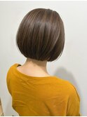 ミニボブ/ベージュブラウン/20代30代40代