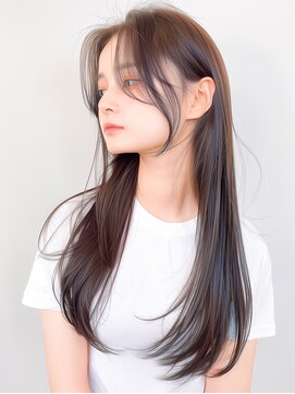 ラベストクズハ(LOVEST KUZUHA) ロングレイヤー/レイヤーカット/韓国風ヘア/ハッシュカット
