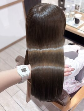 プラグ バイ ネオリーブ(plug by neolive) 暗めカラー×髪質改善[髪質改善/縮毛矯正/韓国]T