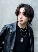 ハイライト/マッシュパーマ/ウルフ/アッシュブラック/八王子駅