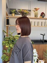 THINK AND ボブ /髪質改善カラー / ピンクブラウン