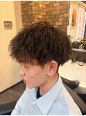 スパイラルパーマ
