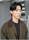 men's 前下がりshort
