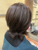 トレボー 永山店 小顔補正立体ウルフカット