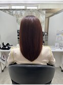 ドレスヘア/ショコラアッシュ/弱酸性縮毛矯正/髪質改善/新札幌