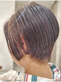 前下がりグラデーションボブ