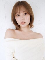 メイキー 本厚木(MA-IKI) ミディアムレイヤーボブ前髪あり色気くびれボブ/メイキー本厚木