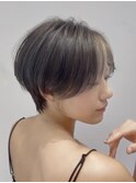 大人可愛い小顔ショートひし形ショートボブ髪質改善20代30代40代