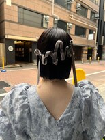 ガーデントウキョウ(GARDEN Tokyo) 個性的ヘアアレンジ/ヘアセット/ヘアアレンジリボンヘアアレンジ