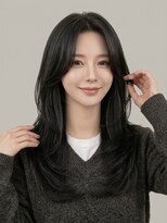 セブンルックス(7LOOKS) 【髪質改善】ナチュラルブラック×ロングレイヤー