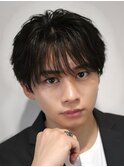韓国風ナチュラルマッシュシースルーマッシュビジネスショート