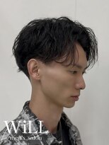 メンズサロン ウィル 阪急茨木(men's salon WiLL) 波打ちセンターパート