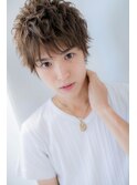 *LOREN*2022ssウェットショート刈り上げスマートマッシュ