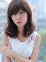 アグ ヘアー フラン 盛岡本宮店(Agu hair fran)&nbsp;スウィートな抜け感セミディ